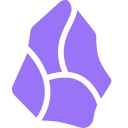 Logo for Obsidian