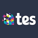 Logo for Tes (Times Educational Supplement)